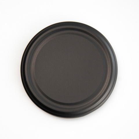 Pannochka wieczka do konserwacji Czarna matowa 82 mm