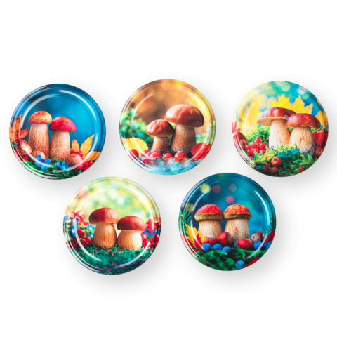 Pannochka wieczka do konserwacji Grzyb Polski 82 mm (20szt.) Pannochka wieczka do konserwacji Grzyb Polski 82 mm (20szt.)
