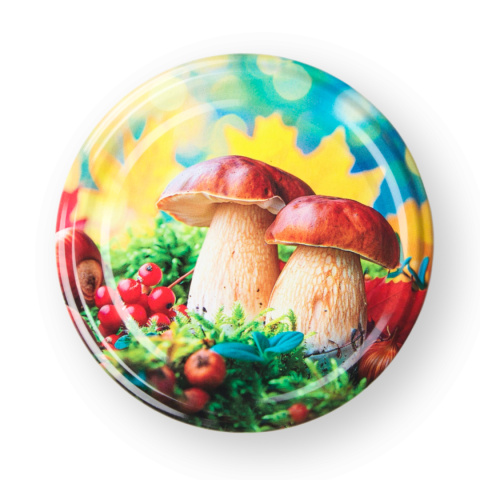Pannochka wieczka do konserwacji Grzyb Polski 82 mm (20szt.) Pannochka wieczka do konserwacji Grzyb Polski 82 mm (20szt.)