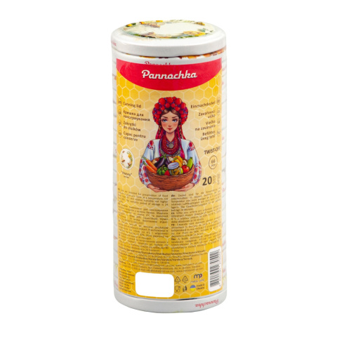 Pannochka wieczka do konserwacji Miodowy zestaw №1 66 mm (20szt.) Pannochka wieczka do konserwacji Miodowy zestaw №1 66 mm (20szt.)