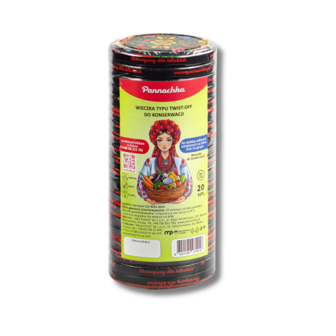 Pannochka wieczka do konserwacji Ornament 82 mm (20szt.) Pannochka wieczka do konserwacji Ornament 82 mm (20szt.)