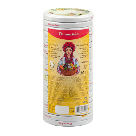 Pannochka wieczka do konserwacji Miodowy zestaw №1 82 mm (20 szt.) Pannochka wieczka do konserwacji Miodowy zestaw №1 82 mm (20 szt.)
